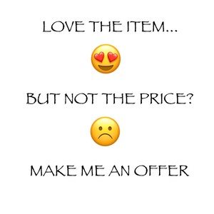 No reasonable offer will be refused